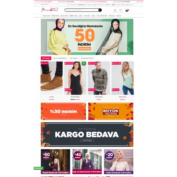 Opencart 3.x TrendRoad Moda Teması