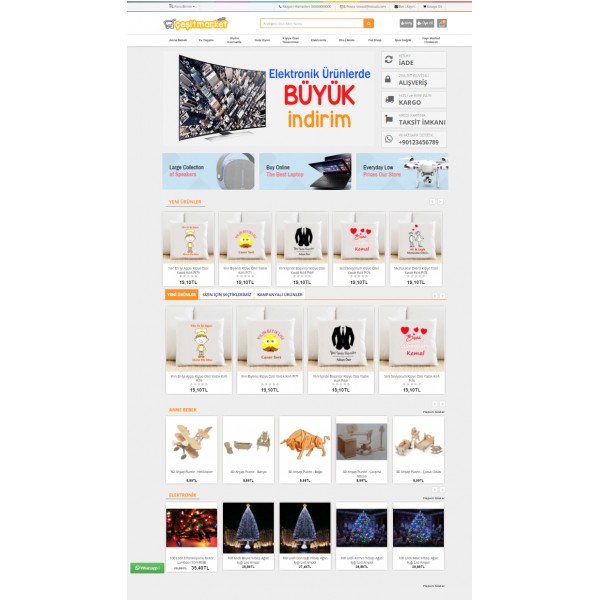 Opencart 3.x Hepsiburda Teması