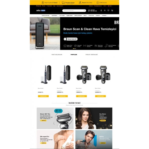 Php E-Ticaret Paketi Braun