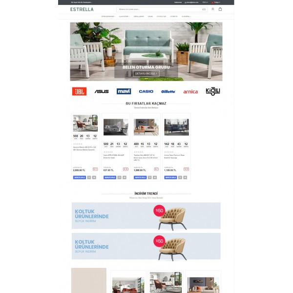 Php E-Ticaret Paketi Estrella
