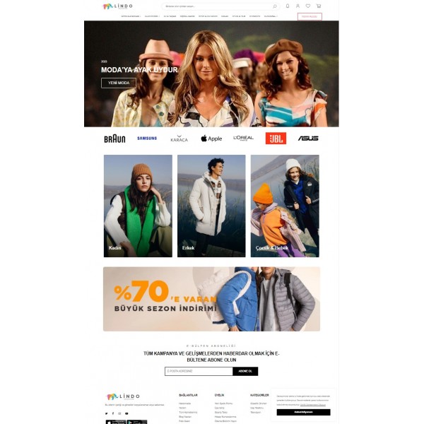 Php E-Ticaret Paketi Lindo