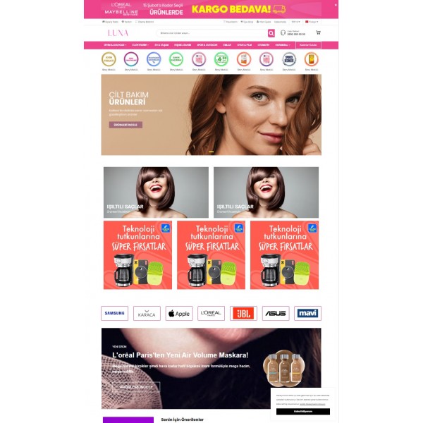 Php E-Ticaret Paketi Luna