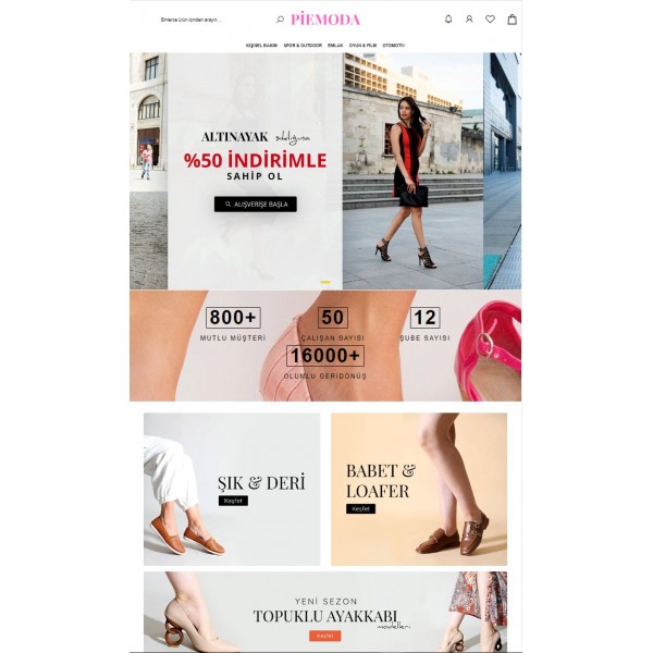 Php E-Ticaret Paketi Moda