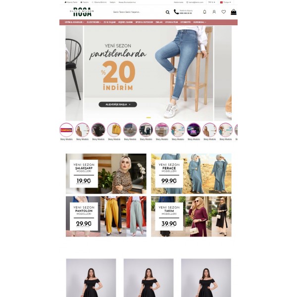 Php E-Ticaret Paketi Olivia