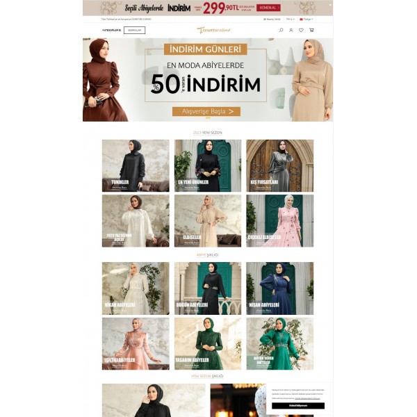 Php E-Ticaret Paketi Tesettür