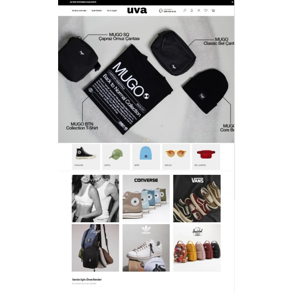 Php E-Ticaret Paketi Uva