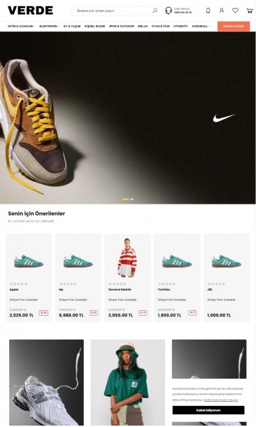 Php E-Ticaret Paketi Verde