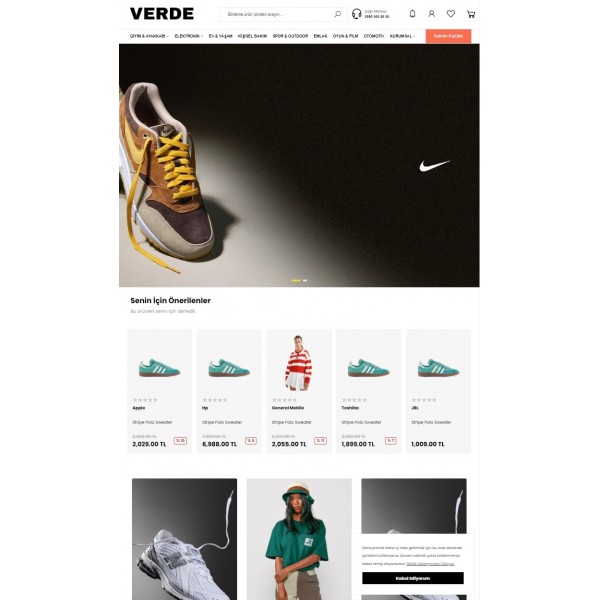 Php E-Ticaret Paketi Verde