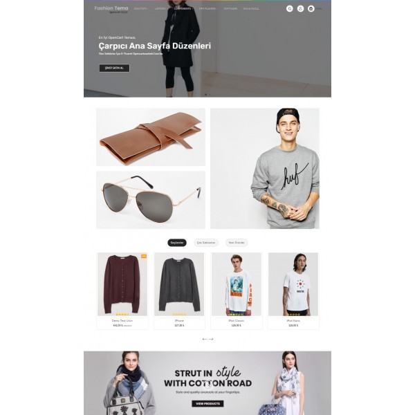 Opencart 3.x Fashion Tema